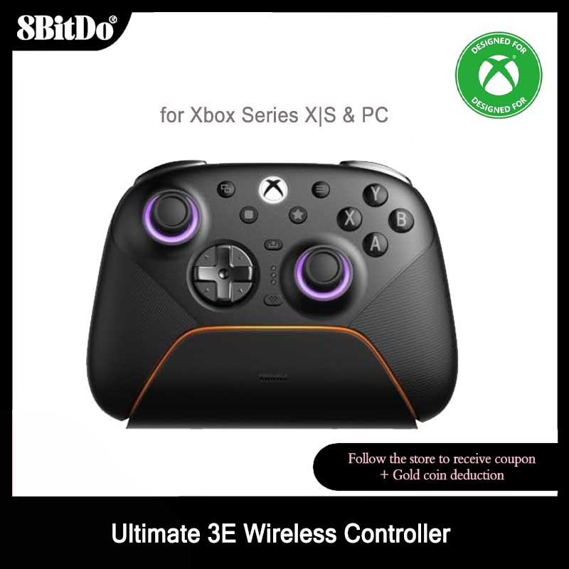 Board Game Android - 8Bitdo Ultimate 3E Wireless Controller，2.4G Gamepad