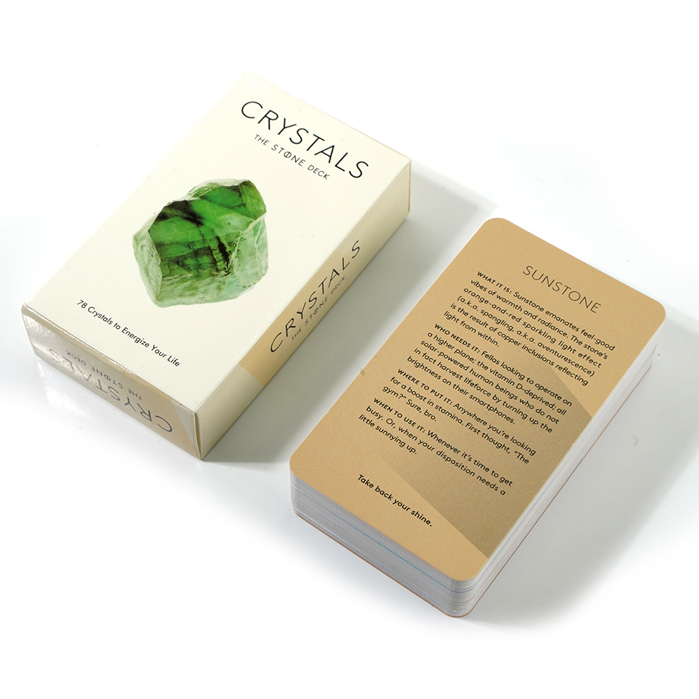 Crystals Tarot Cards Oracle Ca - Board Game Of Life recension och pris