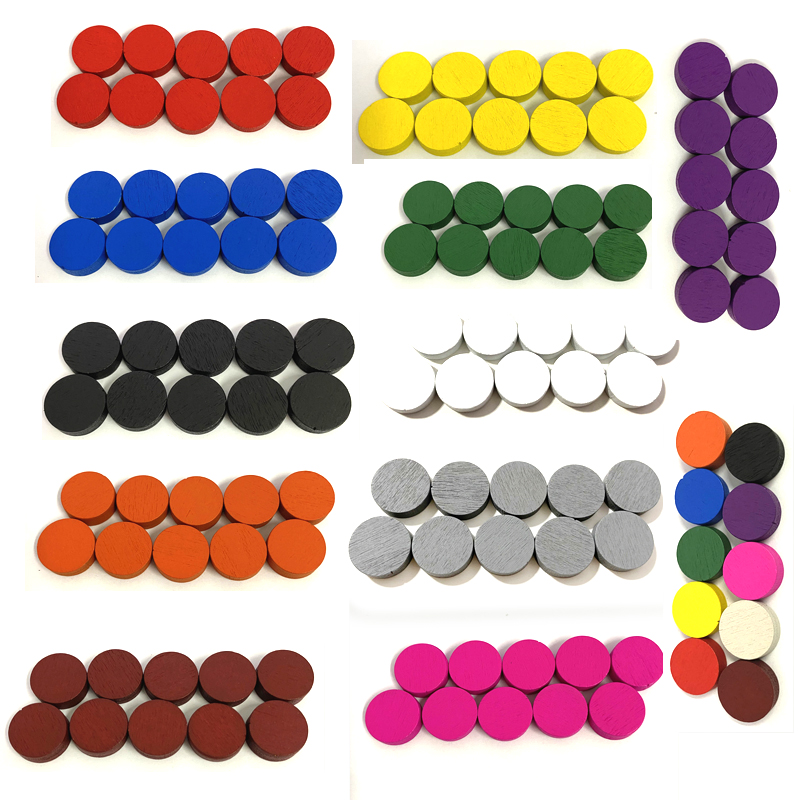 100pieces Diameter 15*5MM Wood - Board Game Catan recension och pris