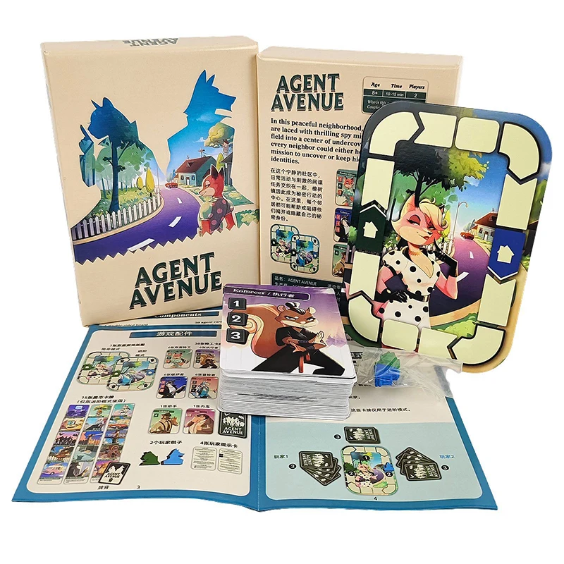 Agent Avenue Board Game Englis - Board Game Live recension och pris